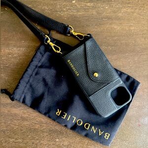 Like new Bandolier iPhone 12 phone case/ bag/ wallet/ cardholder